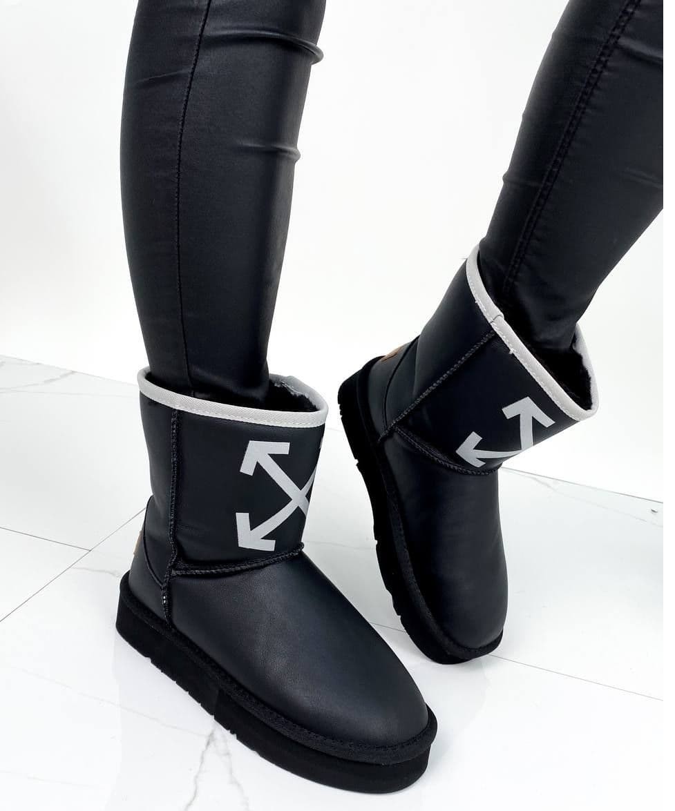

Женские угги кожаные Ag 14772 39 черный