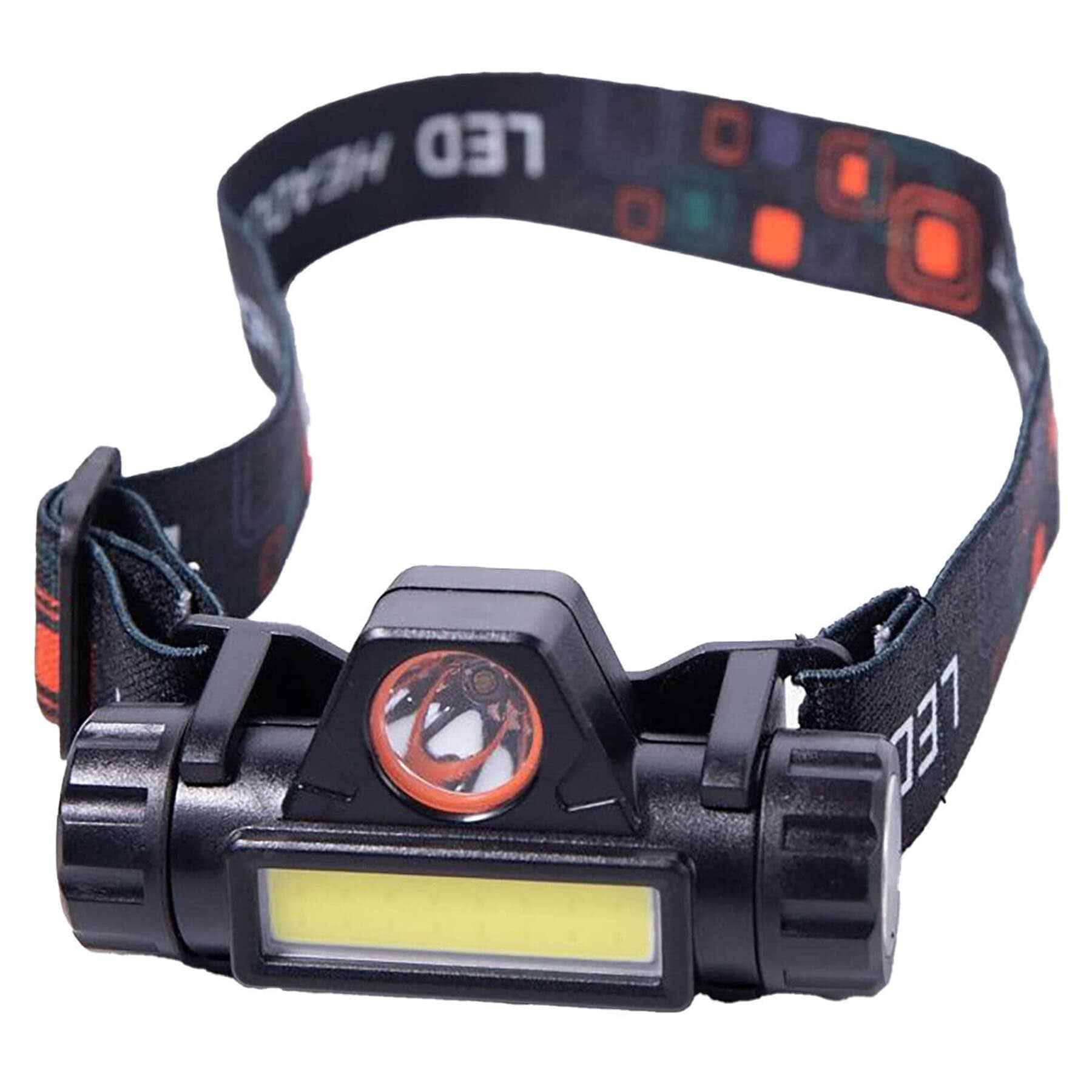 

Фонарик LED TOP Focus с резинкой на голову 2 лампы USB