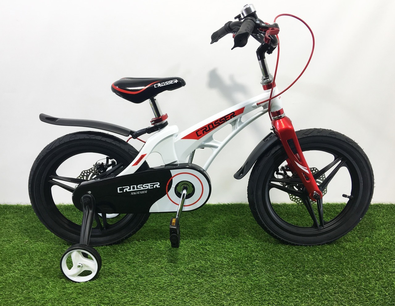 

Детский велосипед Crosser Magnesium 16" Белый Дисковые тормоза Легкий вес Литые диски