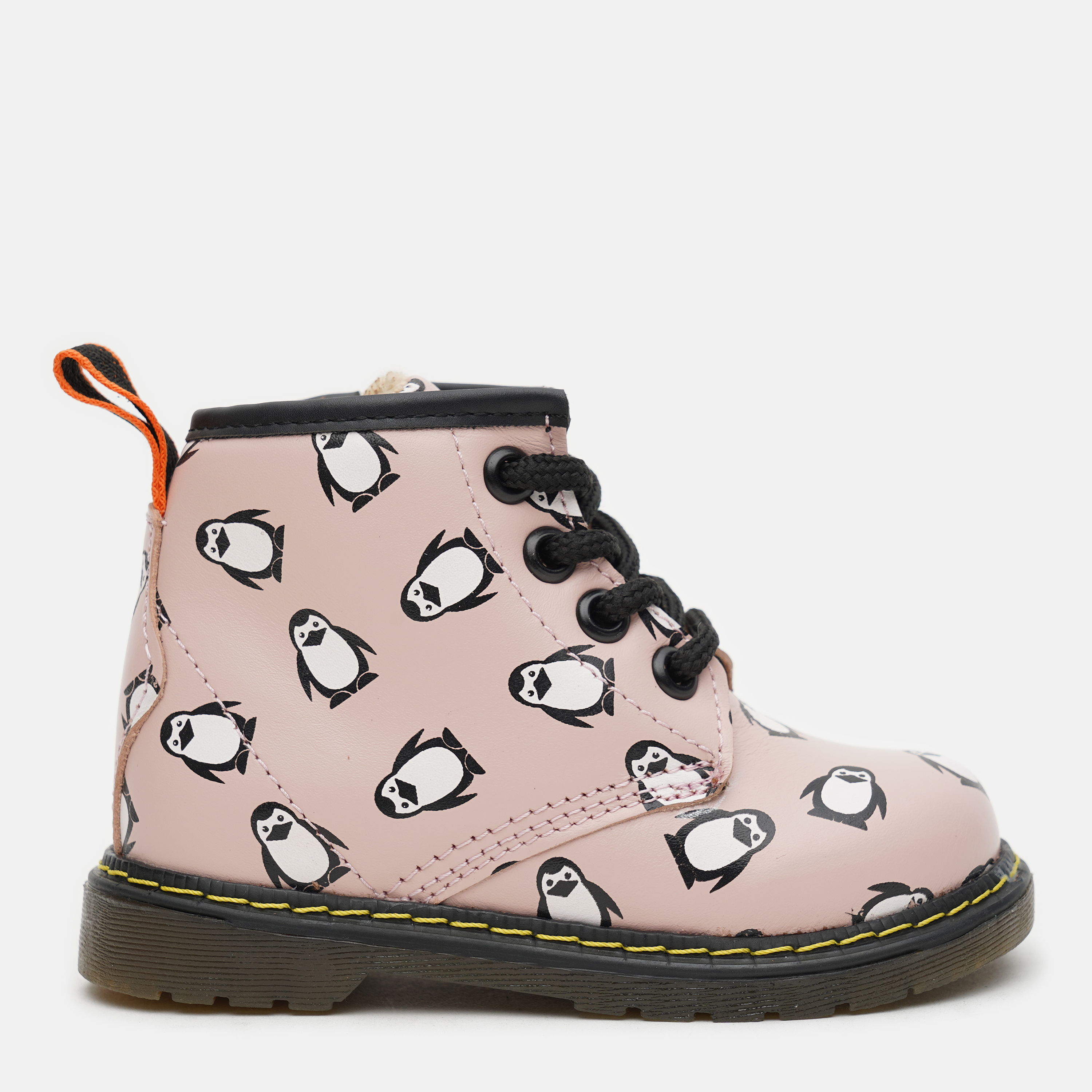 

Ботинки кожаные VUVU KIDS Powder Penguin 700 25 (8) (7.5) Розовые с белыми пингвинами