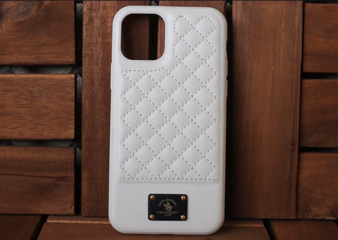 

Кожаный чехол для iPhone 12 Pro Santa Barbara Polo Bradley Белый