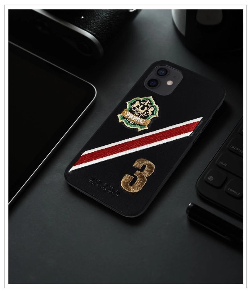 

Чехол для iPhone 12 Third Series Genuine Santa Barbara Polo Черный