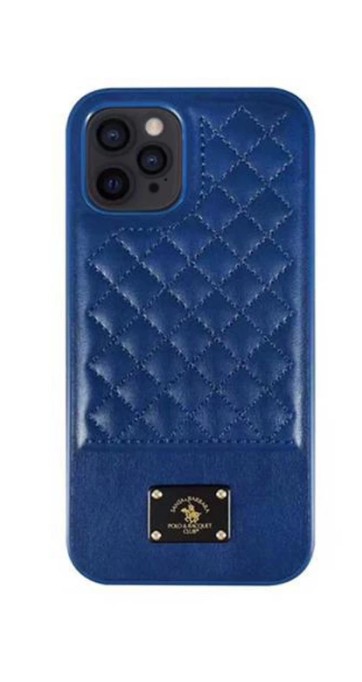 

Кожаный чехол для iPhone 12 Pro Max Santa Barbara Polo Bradley Синий