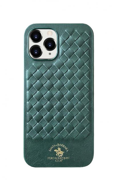 

Чехол для iPhone 12 Ravel Santa Barbara Polo Зеленый