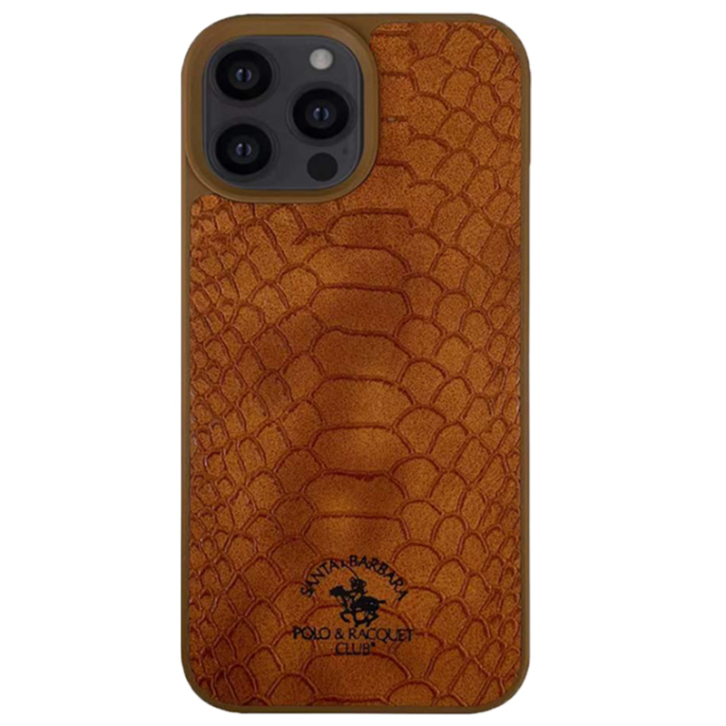 

Коричневый кожаный чехол Santa Barbara Polo Knight для iPhone 11