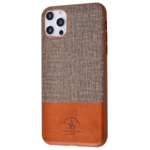 

Чехол для iPhone 12 Virtuoso Santa Barbara Polo Коричневый