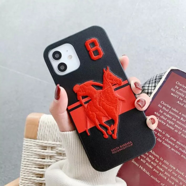 

Кожаный чехол Santa Barbara Polo Garner для iPhone 12 black