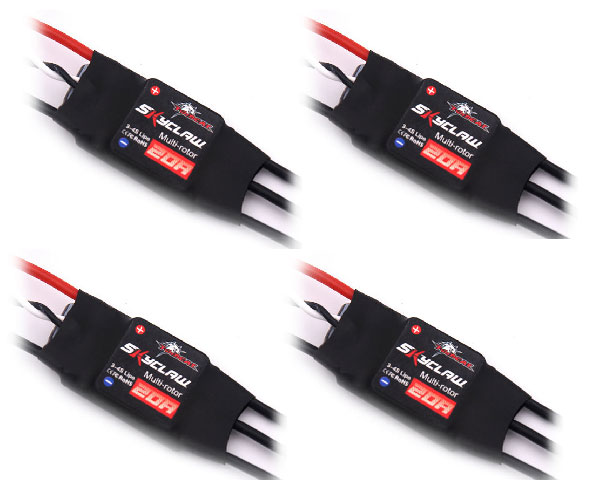 

Регулятор хода TomCat Skyclaw 20A ESC for 330/450 class multi-rotors (к-т 4 шт.)