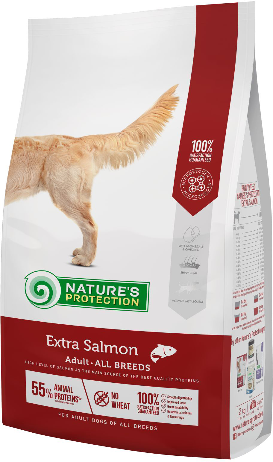 

Сухой корм для собак Nature's Protection Extra Salmon Adult All breeds 12 кг