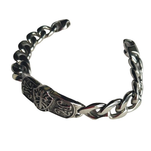 

Браслет мужской из стали Steel Wide. р.21