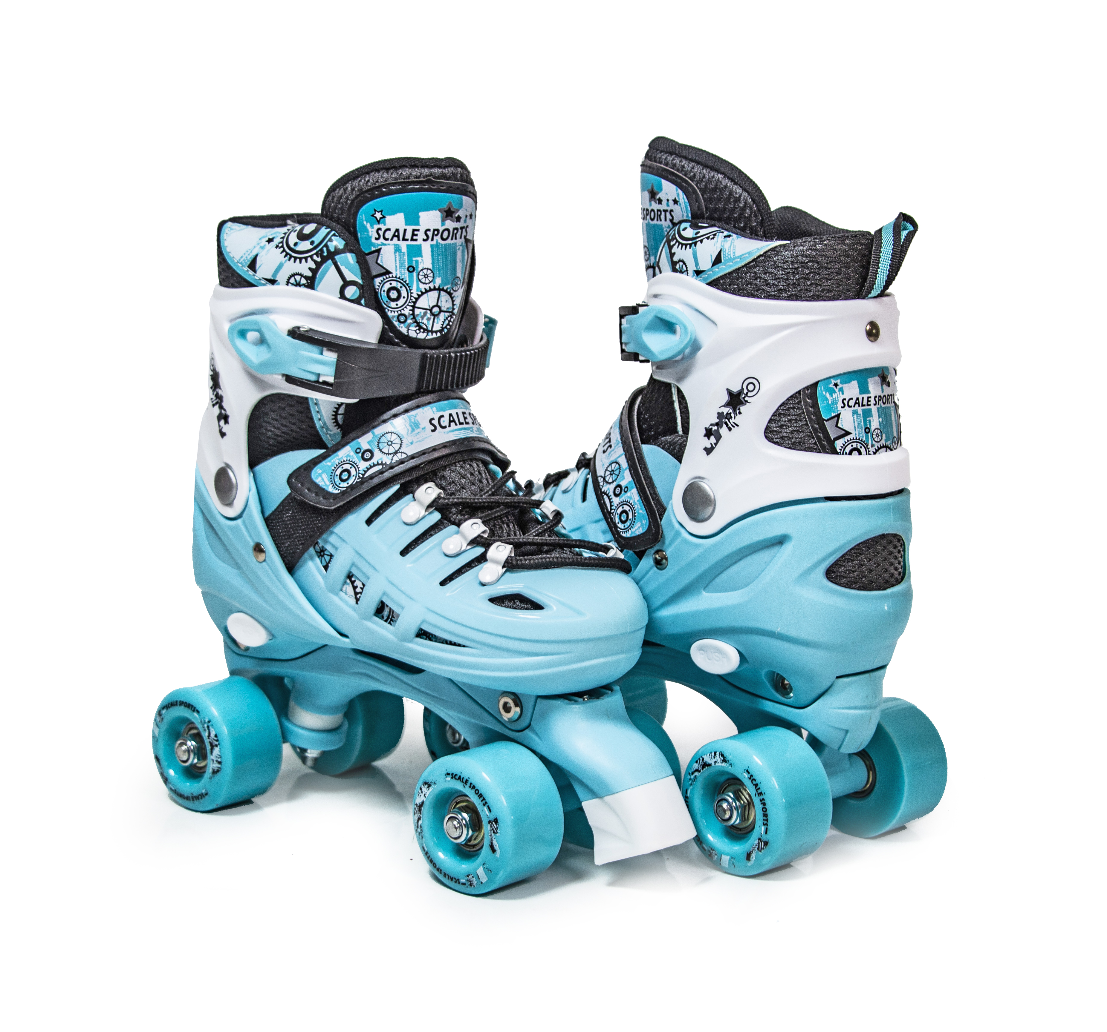 

Раздвижные ролики квады Scale Sports Mint, размер 29-33