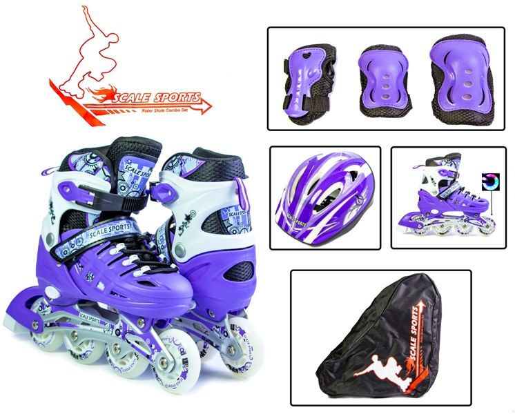 

Комплект ролики Scale Sport Violet размер 29-33