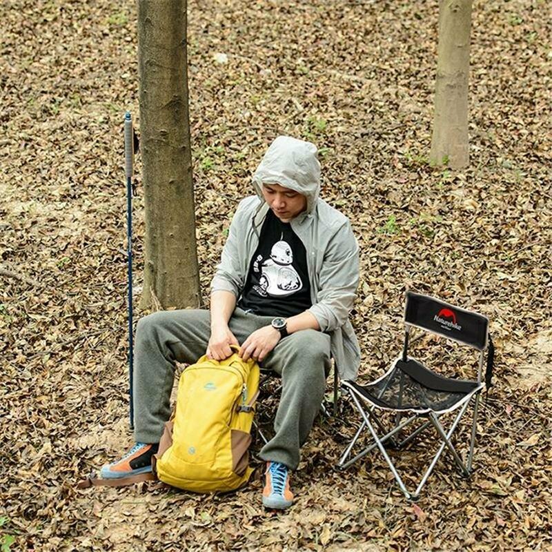 

Стілець складний Naturehike NH16J001-J, 600D Oxford / сталь, чорний