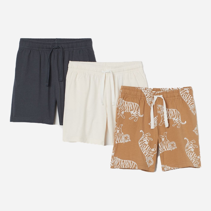 

Шорты H&M 801126b39 110 см 3 шт Серые (100000019879)