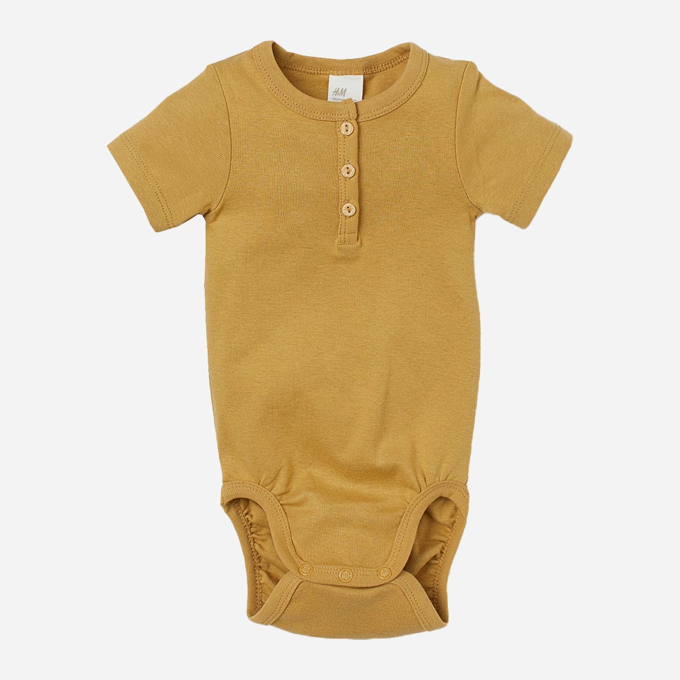 

Боди-футболка H&M 832857b39 74 см Горчичное