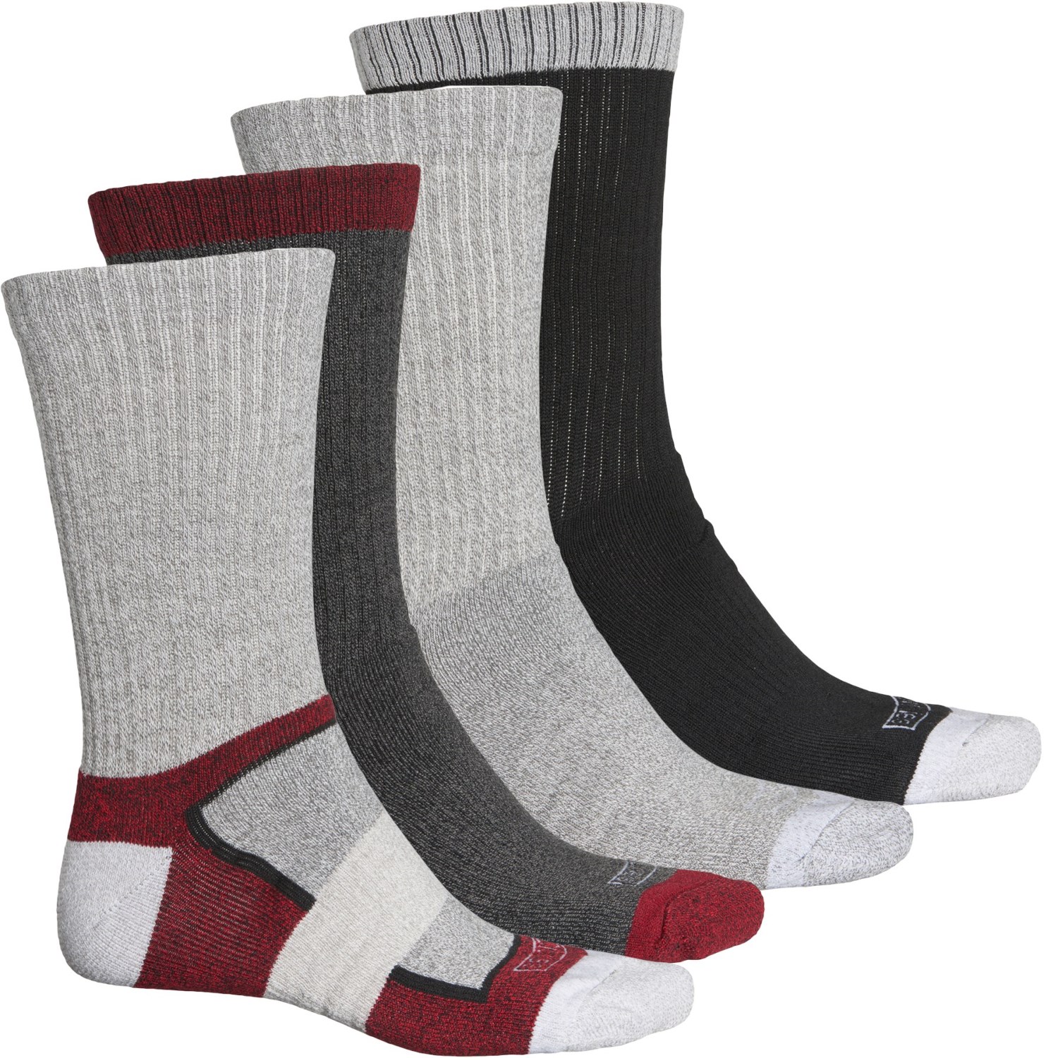 

Носки Dickies Navigator Color-Block Work - 4-Pack, Crew Marl Multi, Универсальный