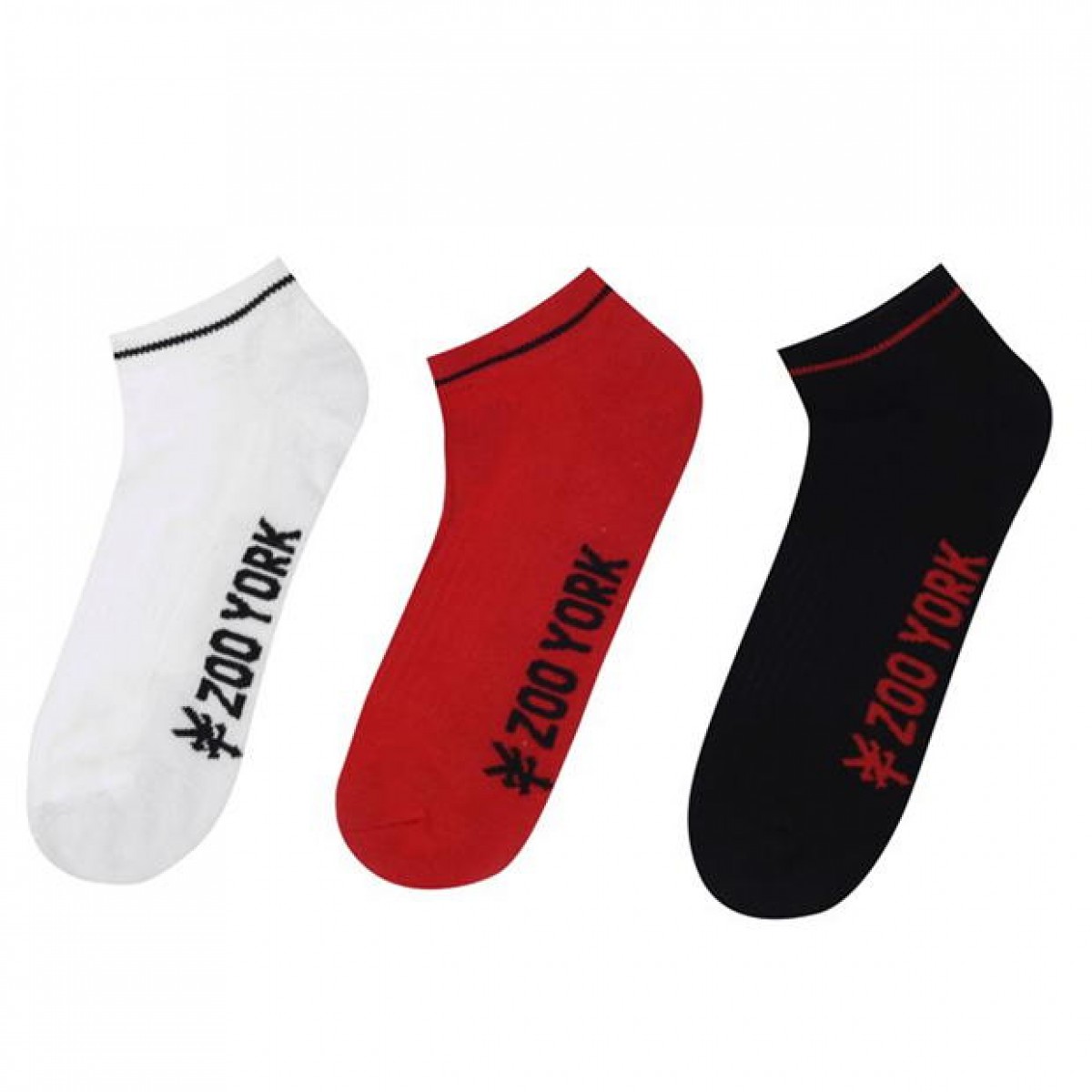 

Носки Zoo York 3 Pack Trainer Wht/Blk/Red, Носки Zoo York 3 Pack Trainer Wht/Blk/Red, 41-45