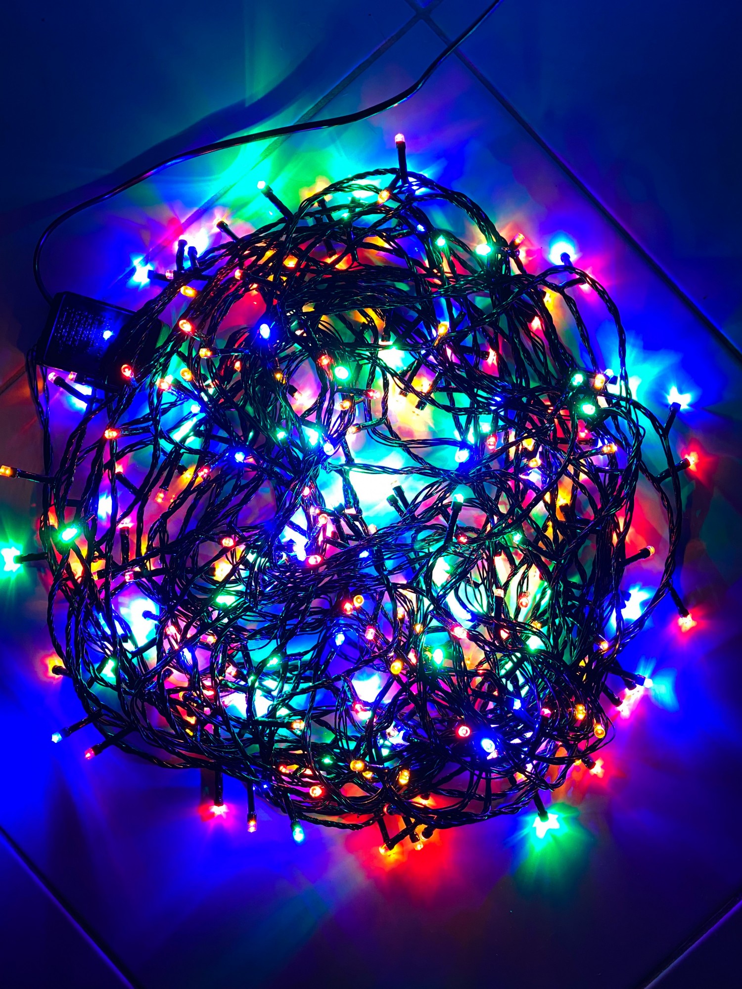 

Светодиодная гирлянда 300 LED новогодняя 24 метра цветная
