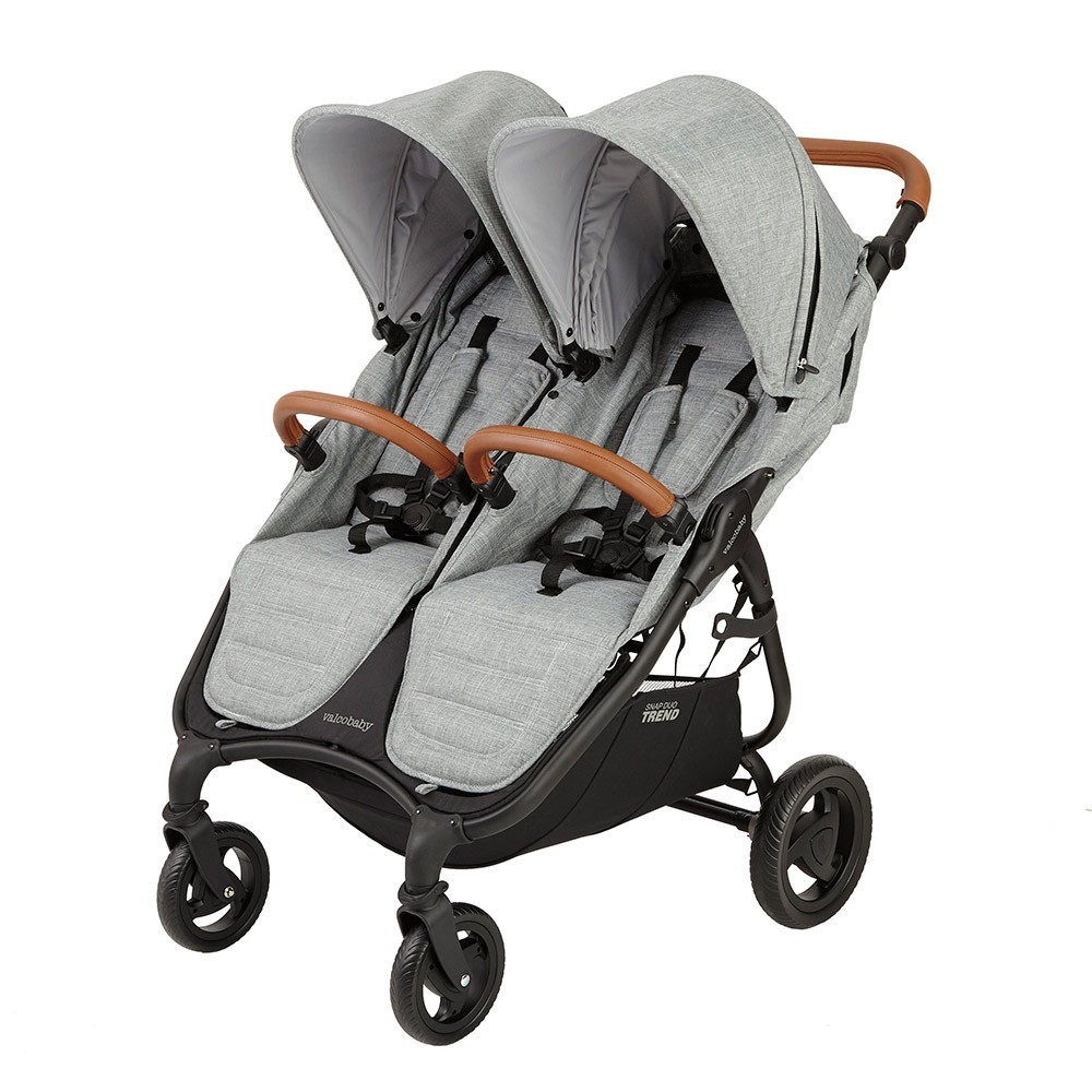 

Детская прогулочная коляска для двойни Valco baby Snap Duo Trend Grey Marle