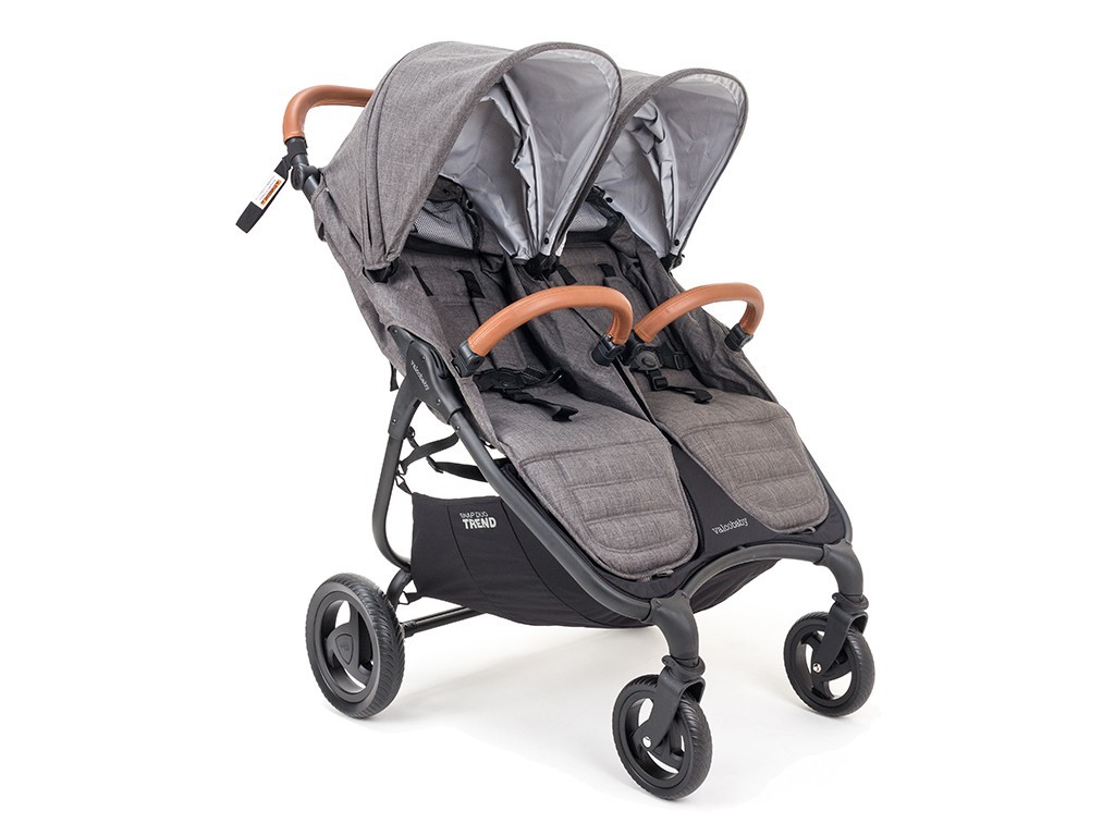 

Детская прогулочная коляска для двойни Valco baby Snap Duo Trend Charcoal