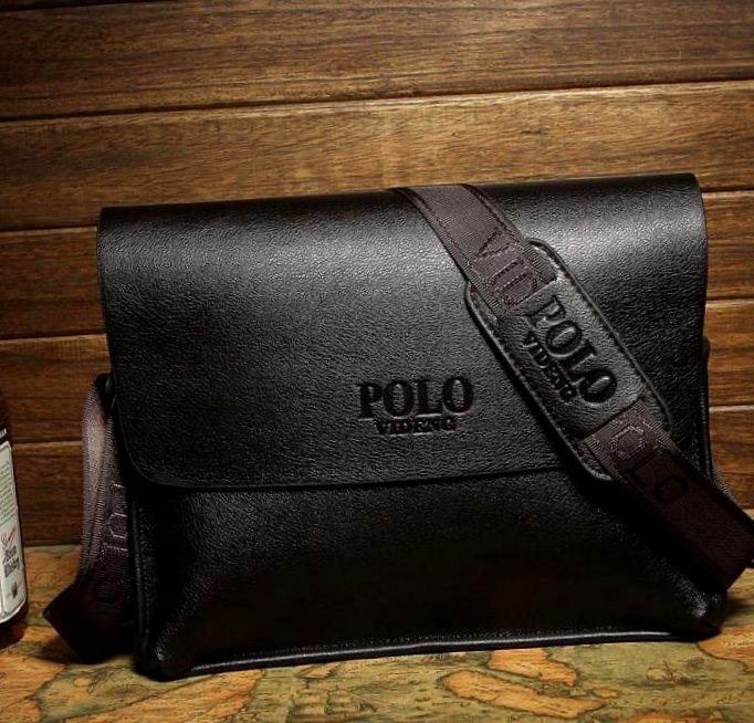 

Мужская офисная сумка Polo через плечо Aliri-00448 черная