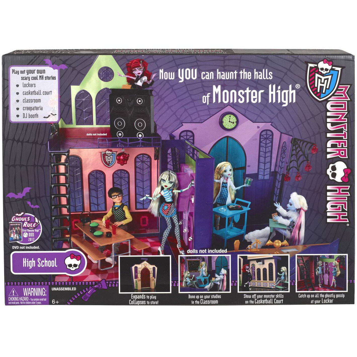 Ляльки Монстер Хай Набір Старша Школа Монстр Хай Monster High Play Set High  School X3711