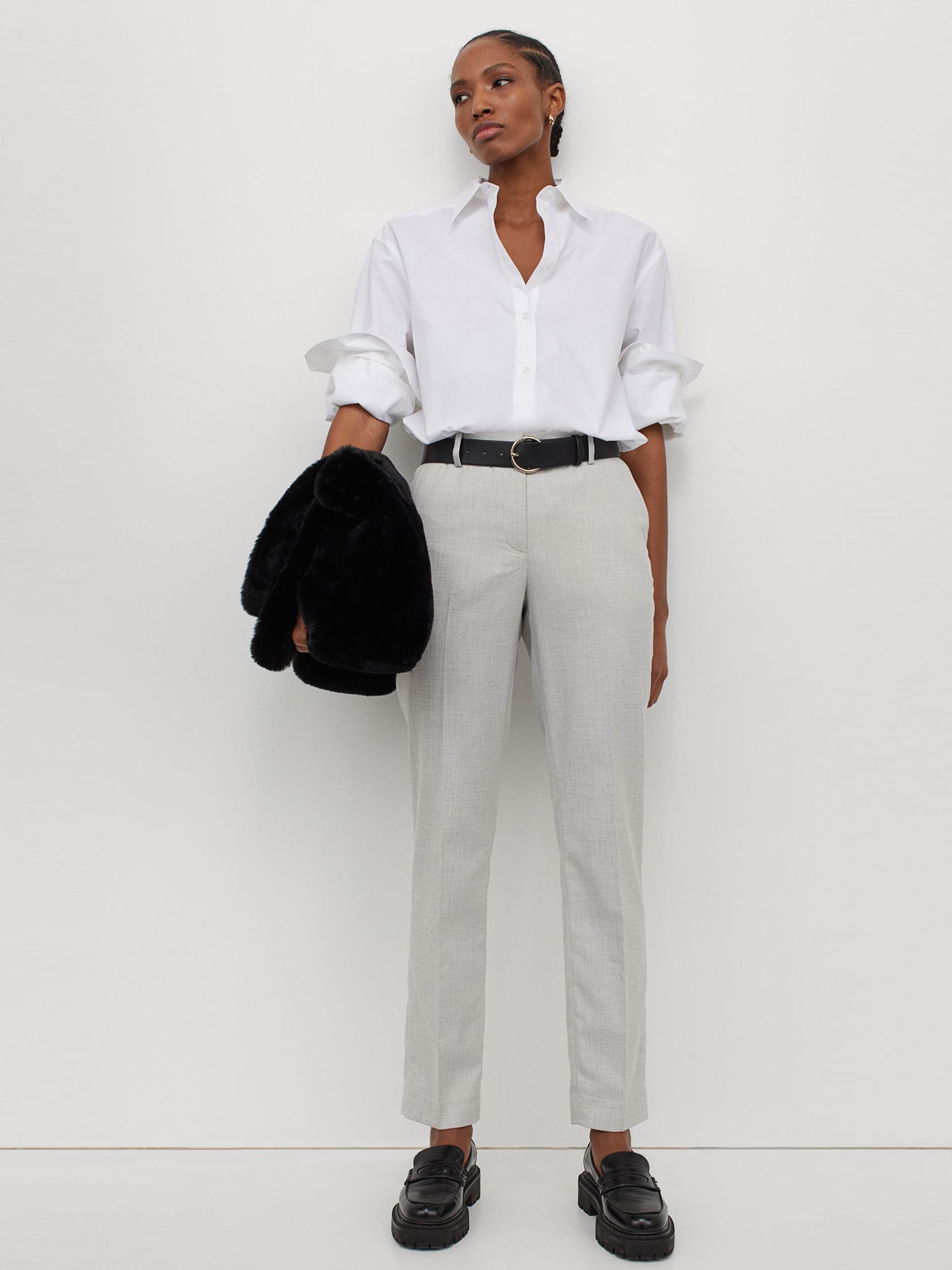 

Брюки H&M 5685972sm  Светло-серые, Брюки H&M 5685972sm 34 Светло-серые