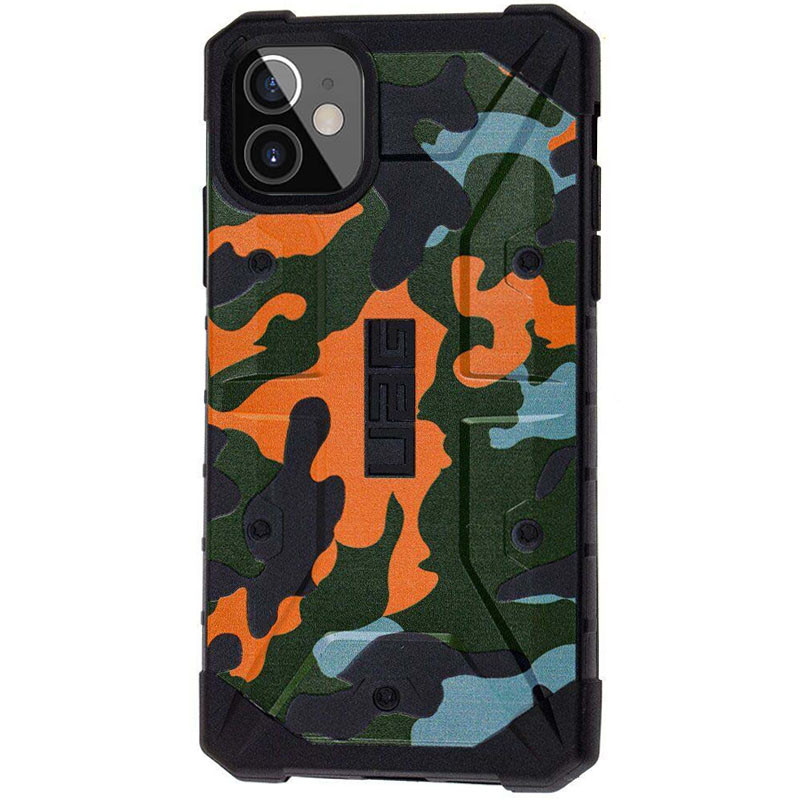 

Ударопрочный чехол UAG Pathfinder камуфляж для Apple iPhone 12 mini (5.4") оранжевый