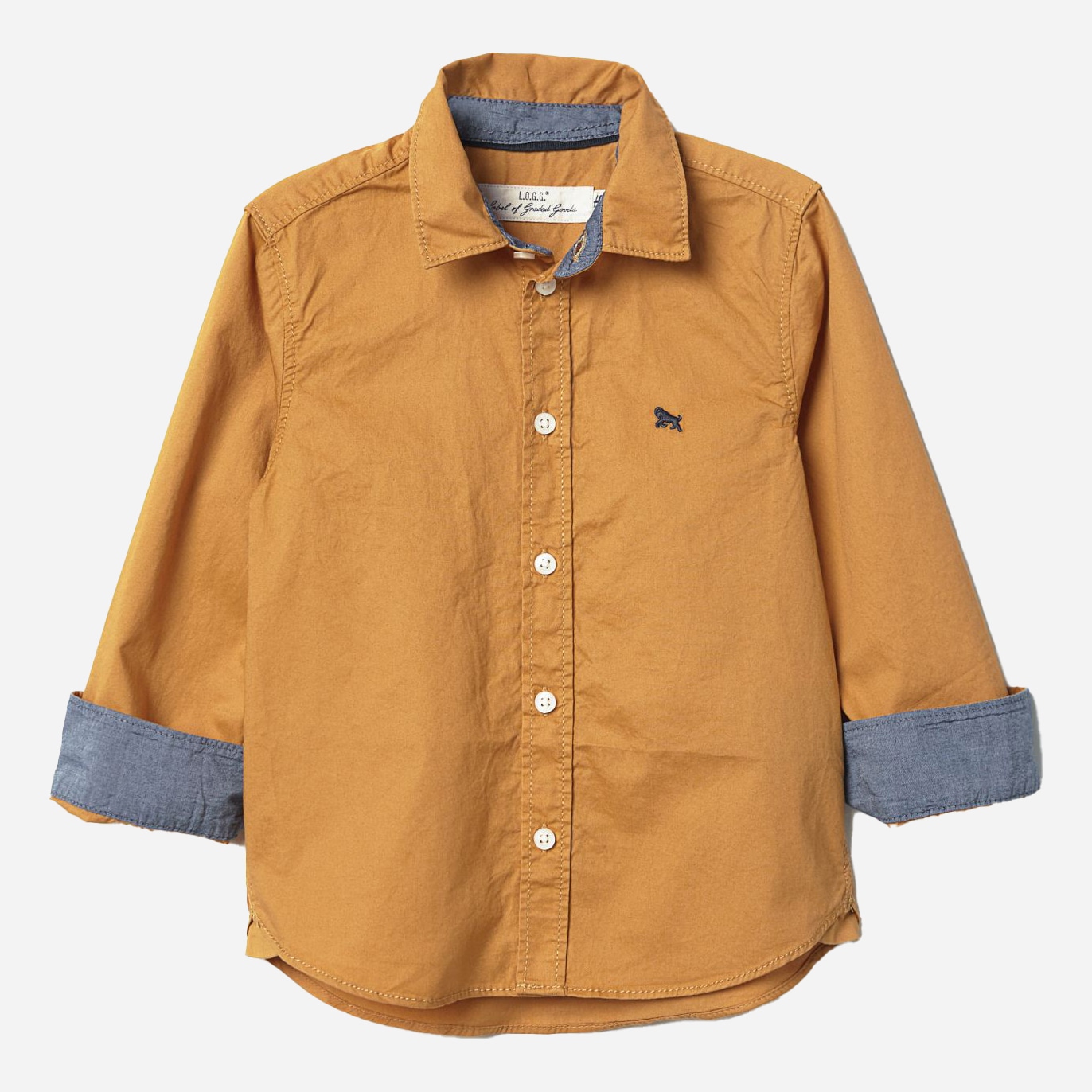 

Рубашка H&M 11-0568174-026 116 см Горчичная (СА2000001889596)