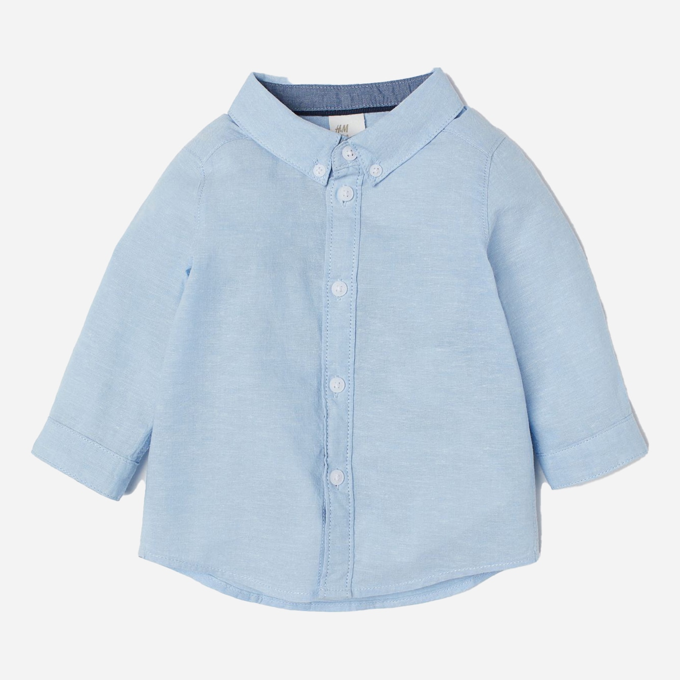 

Рубашка H&M 11-0687315-001 104 см Голубая (СА2000001889565)