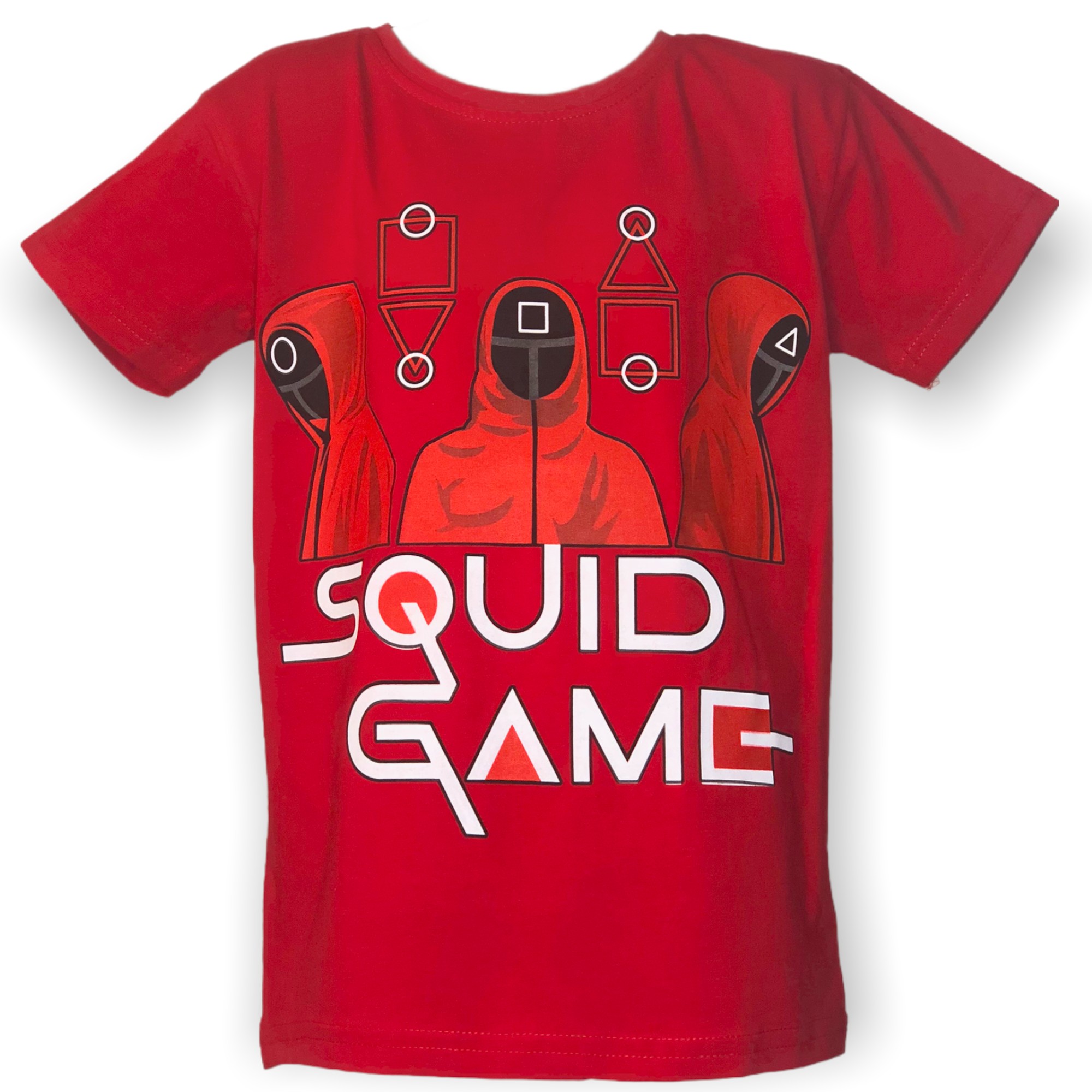

Футболка для мальчика Игра в кальмара Squid qame 152 Красная