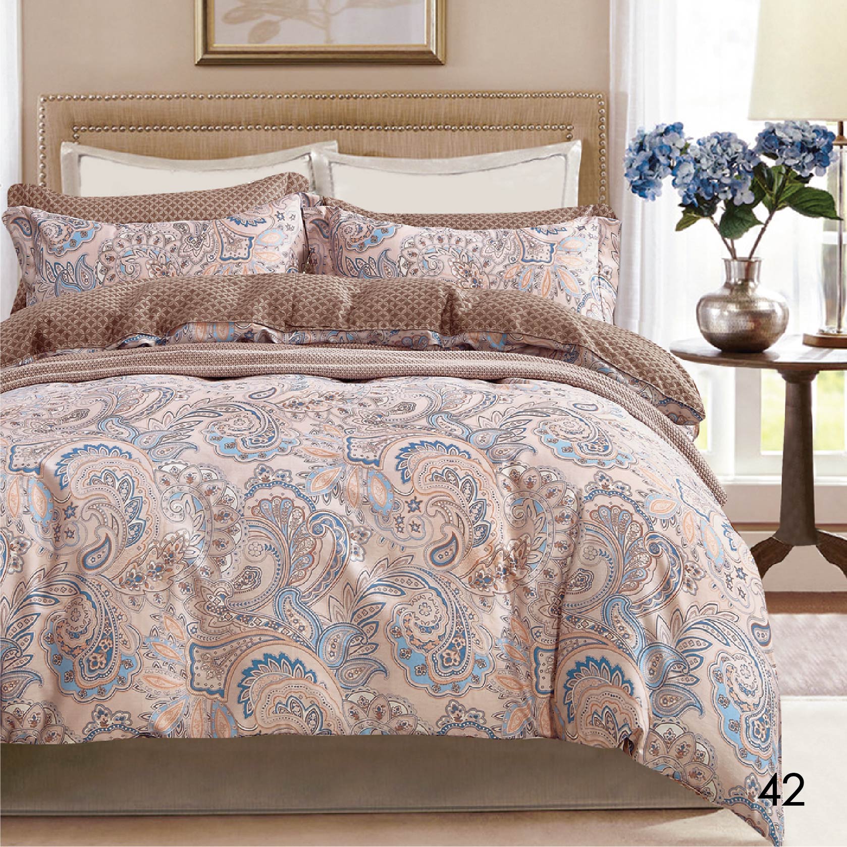 

Комплект постельного белья Isleep Евро Сатин Twill 42