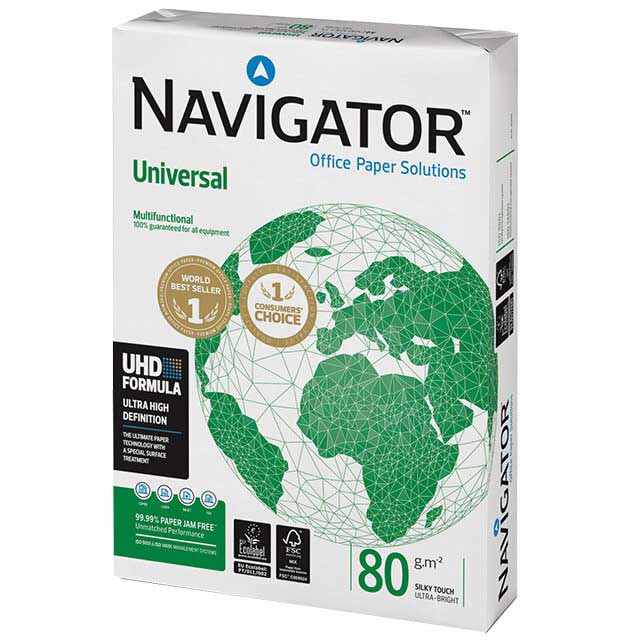 

Бумага А4 80гр Navigator Universal A + 500 листов