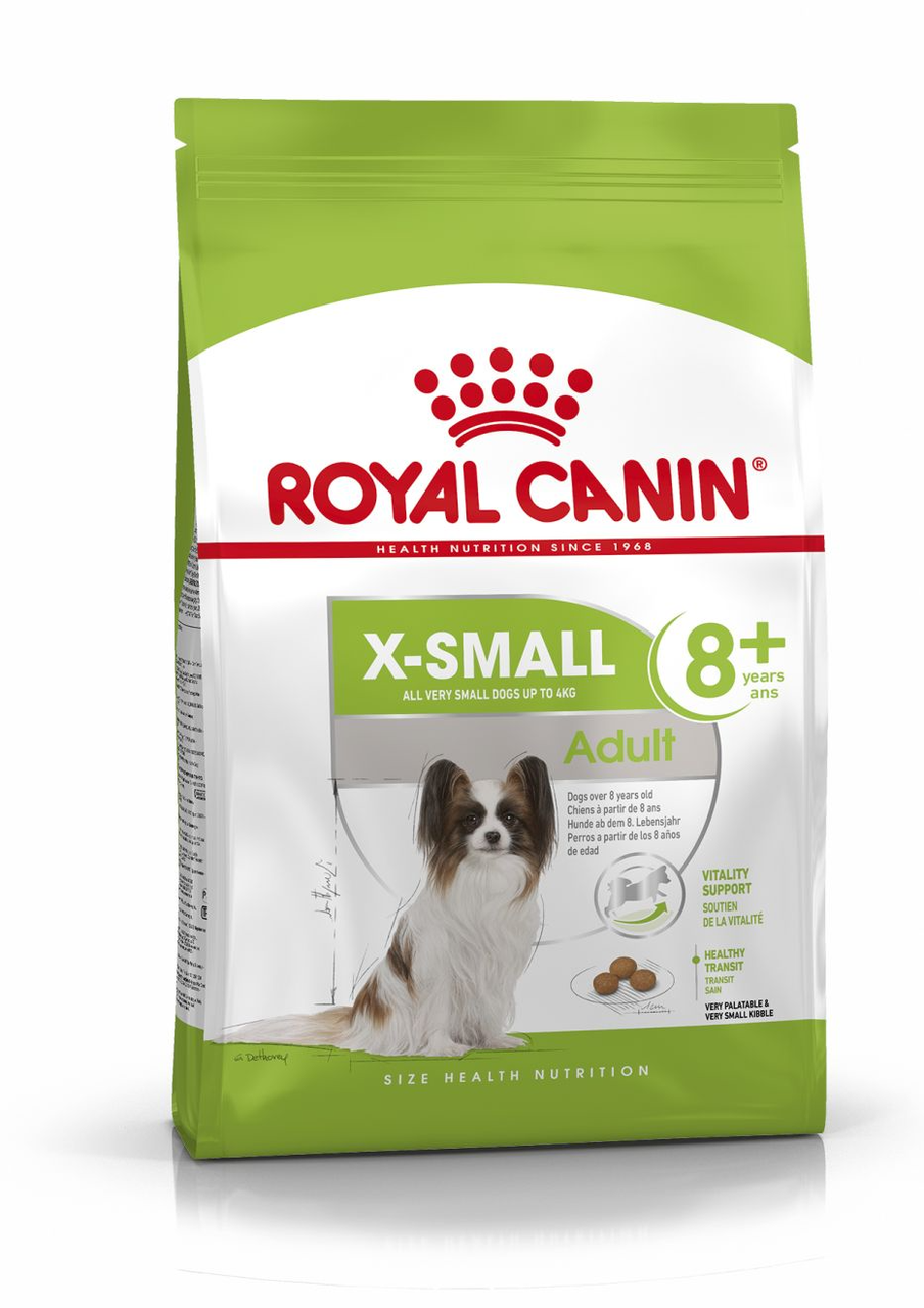 

Royal Canin Xsmall Adult 8+, корм для собак маленьких пород, старше 8 лет, 1.5 кг