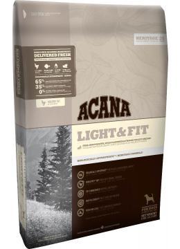 

Сухой корм Acana Light&Fit для взрослых собак склонных или страдающих лишним весом (цыпленок, камбала) 2кг