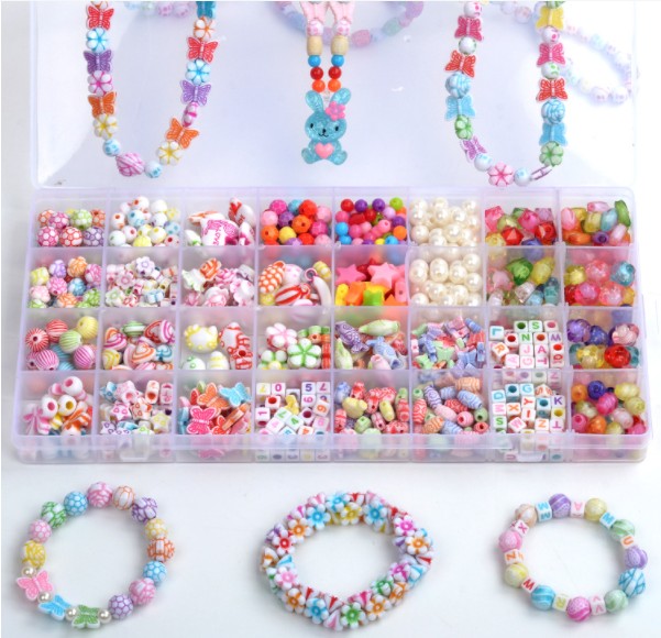 

Детский набор для творчества Beads Set Бусины бисер кристаллы 550 шт (08/17) Разноцветный