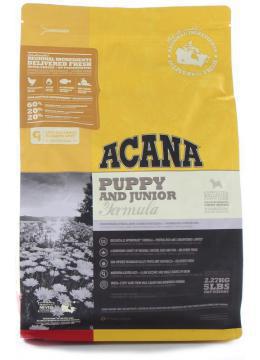 

Acana Puppy & Junior, корм для щенков средних пород, цыпленок и камбала, 2 кг.
