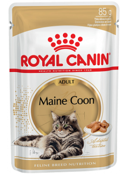 

Royal Canin Maine Coon 85 гр упаковка 12 шт в соусе для породы мейн кун