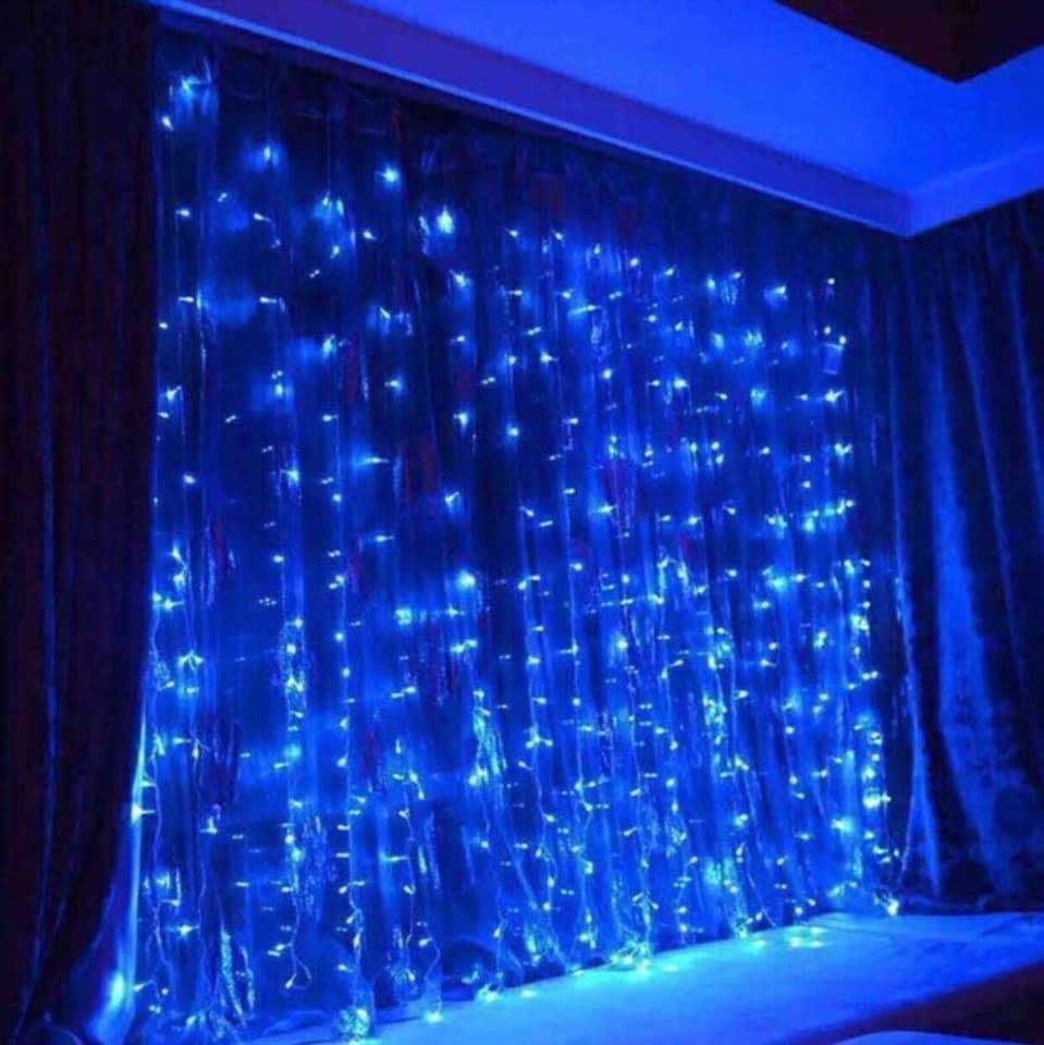 

Гирлянда Водопад (Штора) 320 LED 3*2 м синяя с переходником