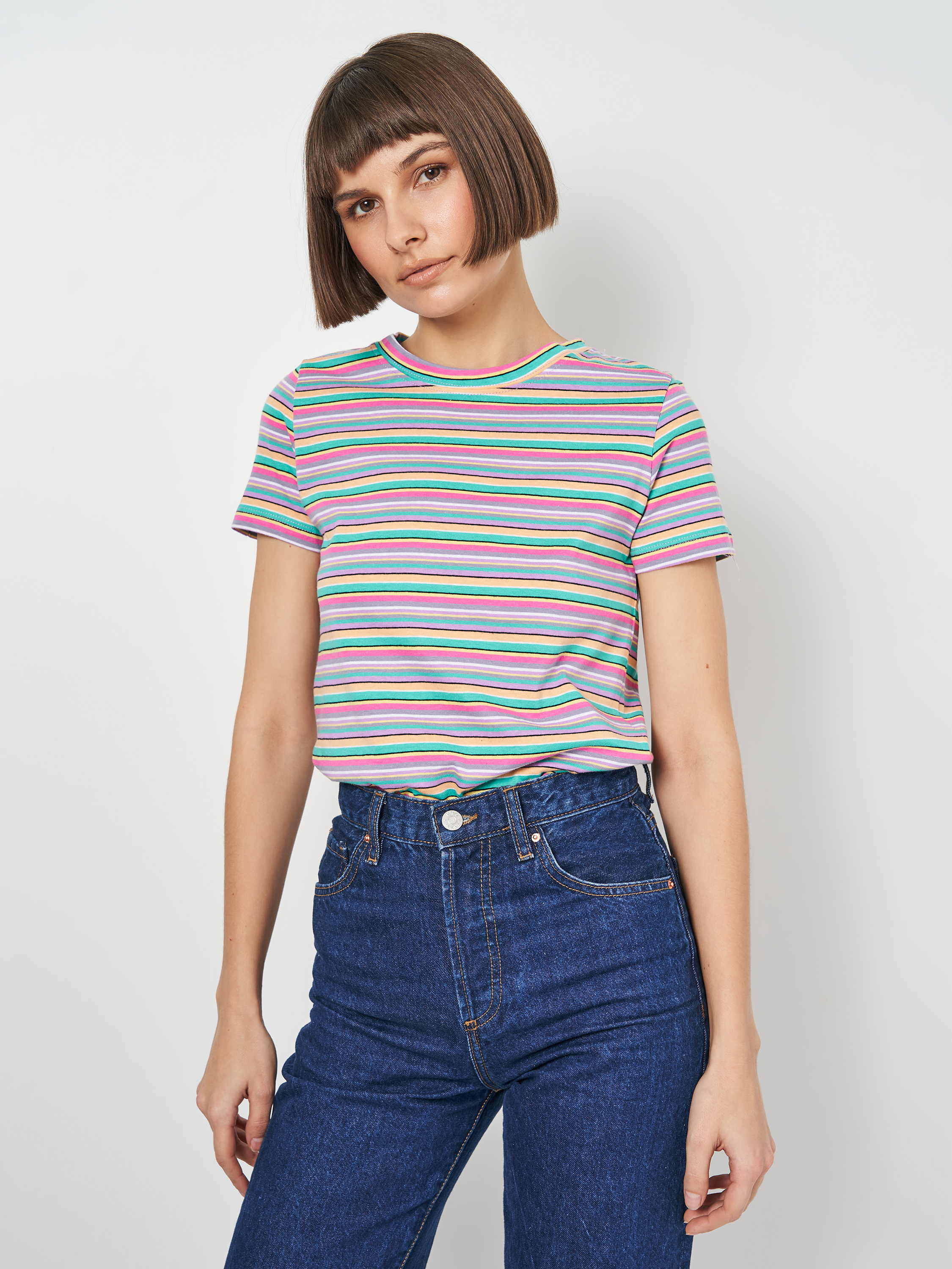 

Футболка Pull & Bear 5236/353/105  Разноцветная, Футболка Pull & Bear 5236/353/105 S Разноцветная