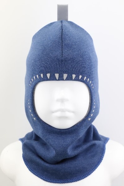 

Детская шапка-шлем для мальчика Beezy весна - осень 2015-12-21 Акула р. 0 (44-46 см)