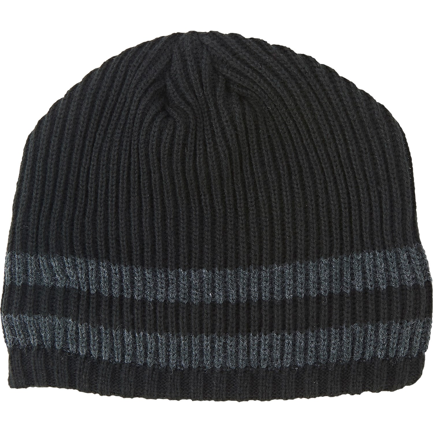 

Шапка Rainforest Double-Striped Sherpa-Lined Knit Black/Charcoal, Универсальный