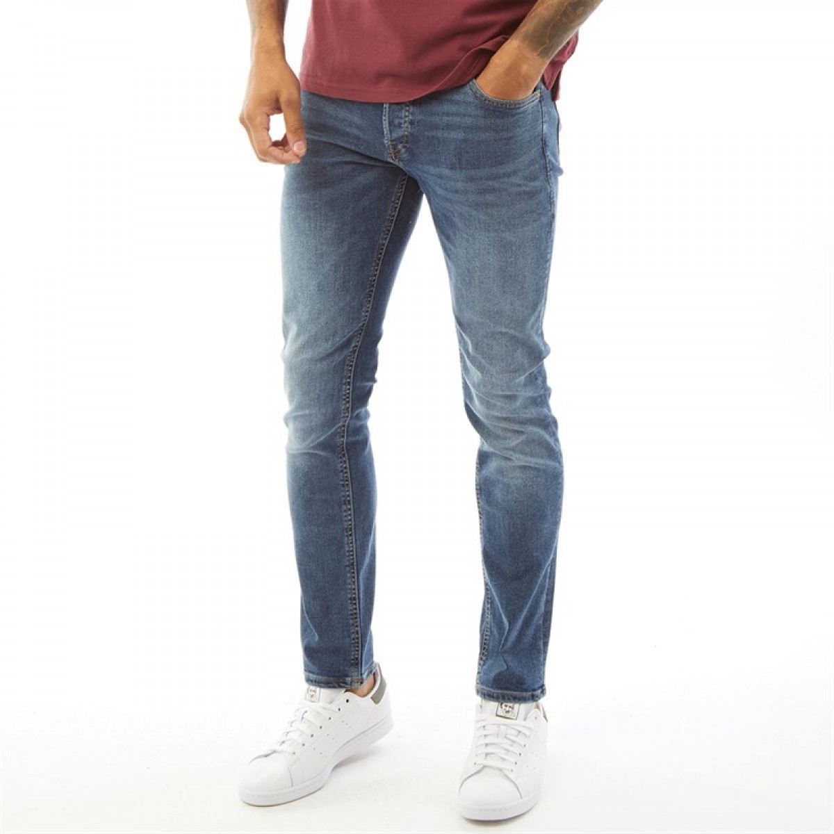 

Джинсы JACK AND JONES Glen Na 636 Slim Fit Mid Blue Blue, 30W 34L