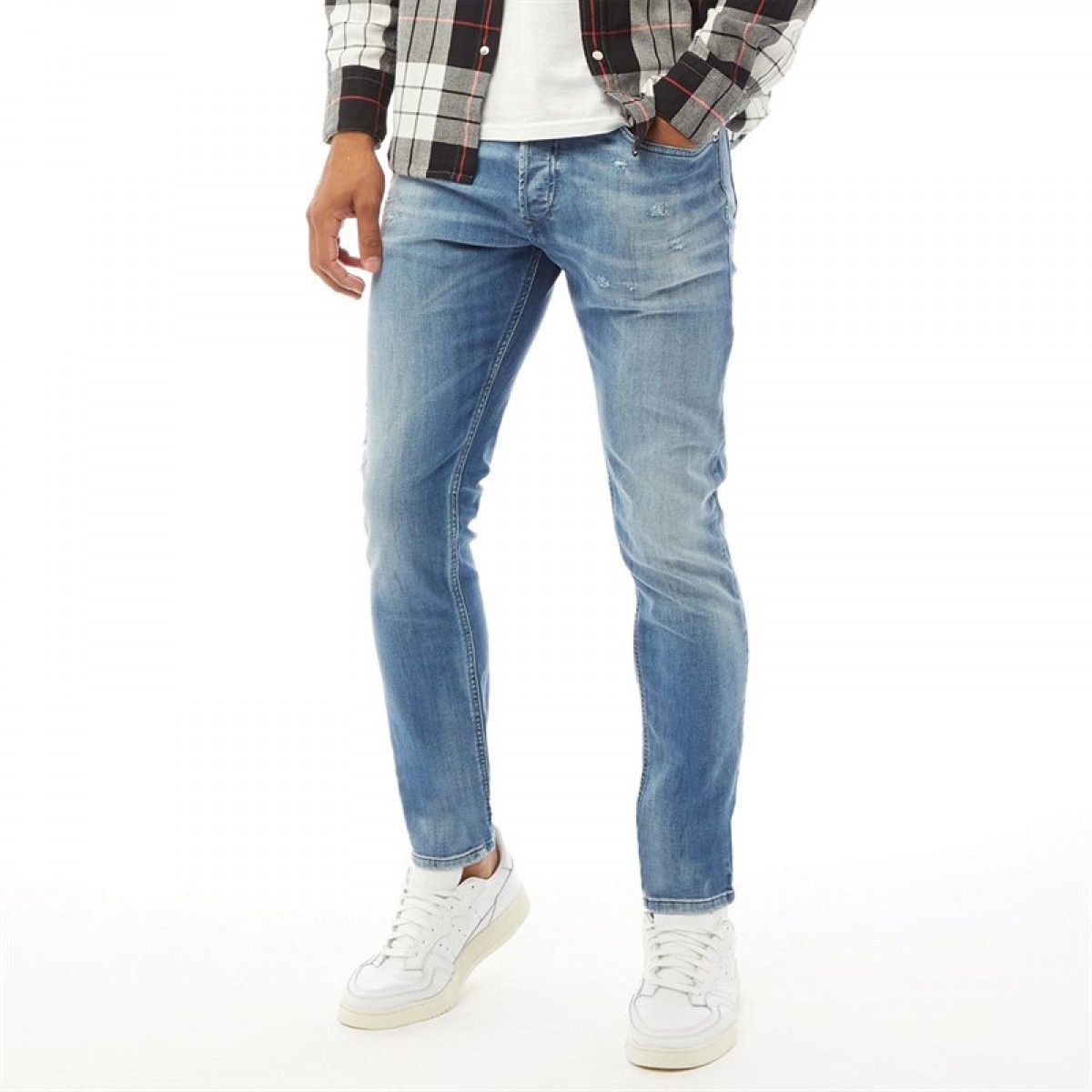 

Джинсы Diesel Tepphar RQ48P Slim Fit Blue Light Blue, 28W 32L