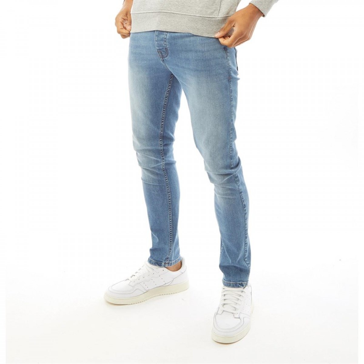 

Джинсы Bench Davies Skinny Fit Mid Blue Wash Denim Blue, 36W 32L