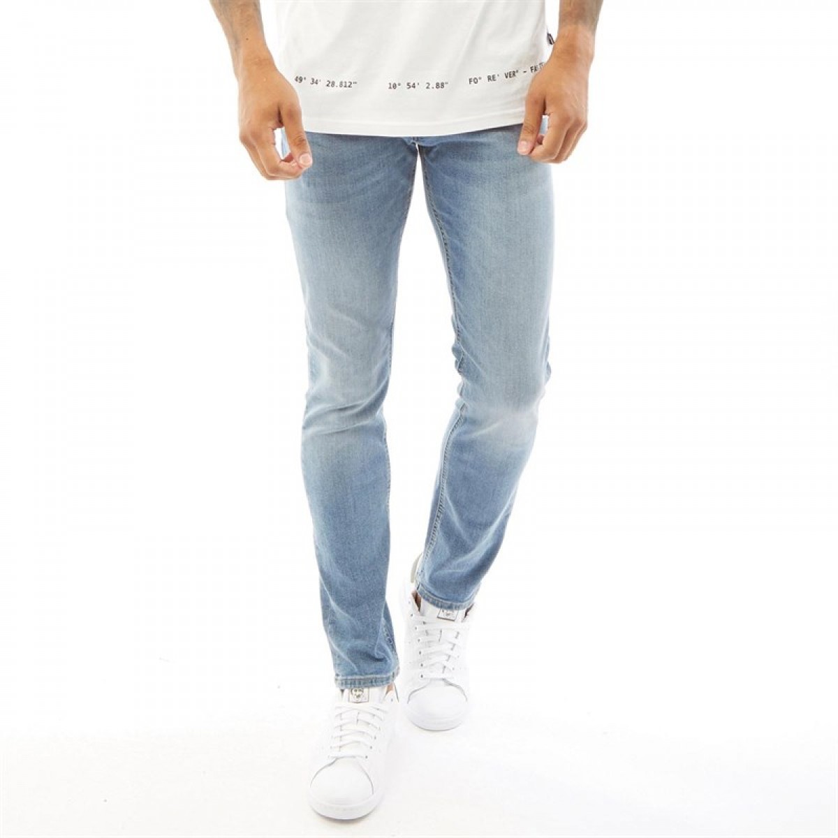 

Джинсы JACK AND JONES Glen Na 637 Slim Fit Light Blue Blue, 32W 32L