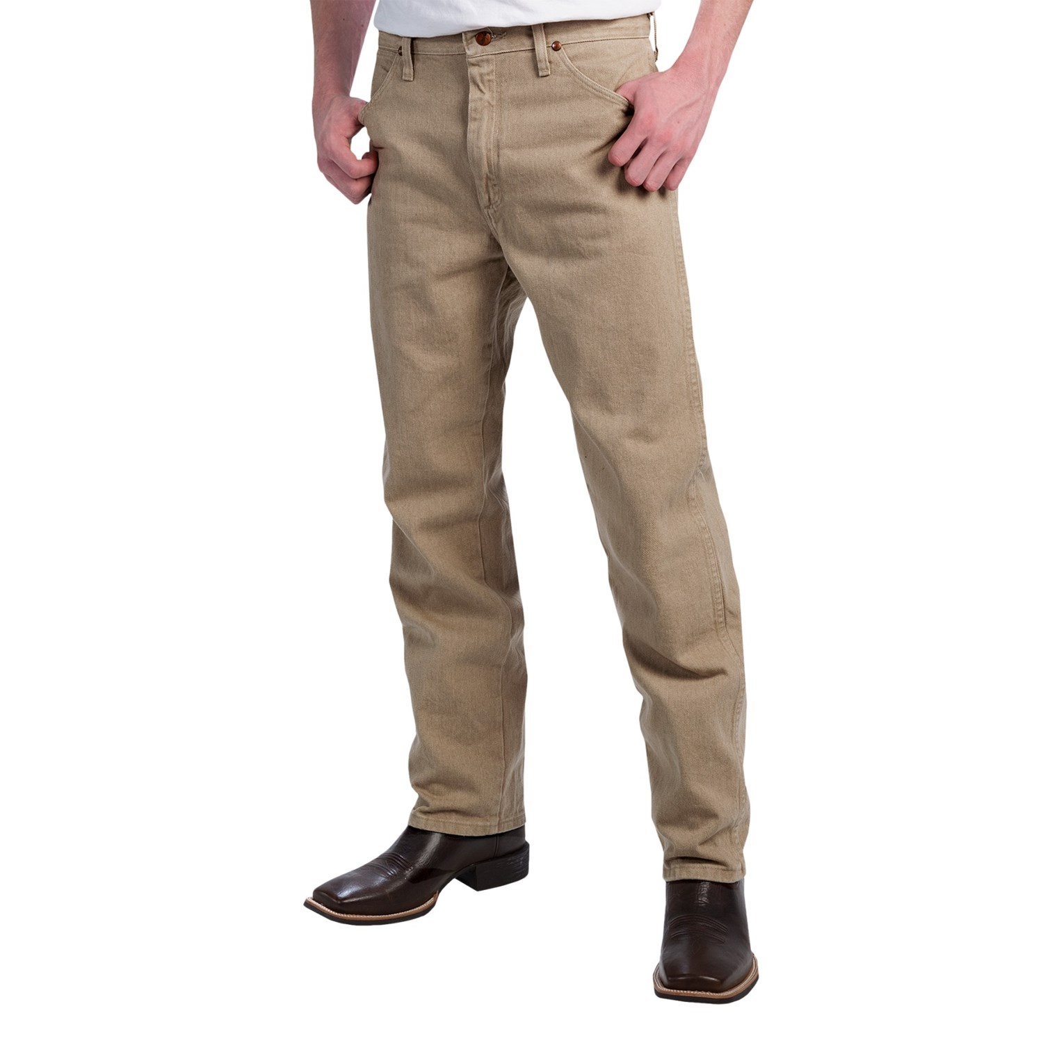 

Джинсы Wrangler Original Fit Cowboy Cut Jeans - Factory Seconds Tan , 38W 30L
