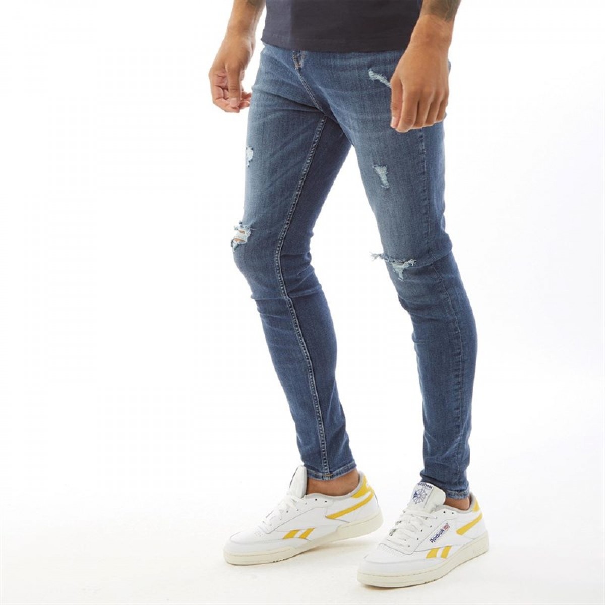 

Джинсы JACK AND JONES Pete Original CJ 296 Skinny Tapered Fit Blue Denim Blue, 33W 32L