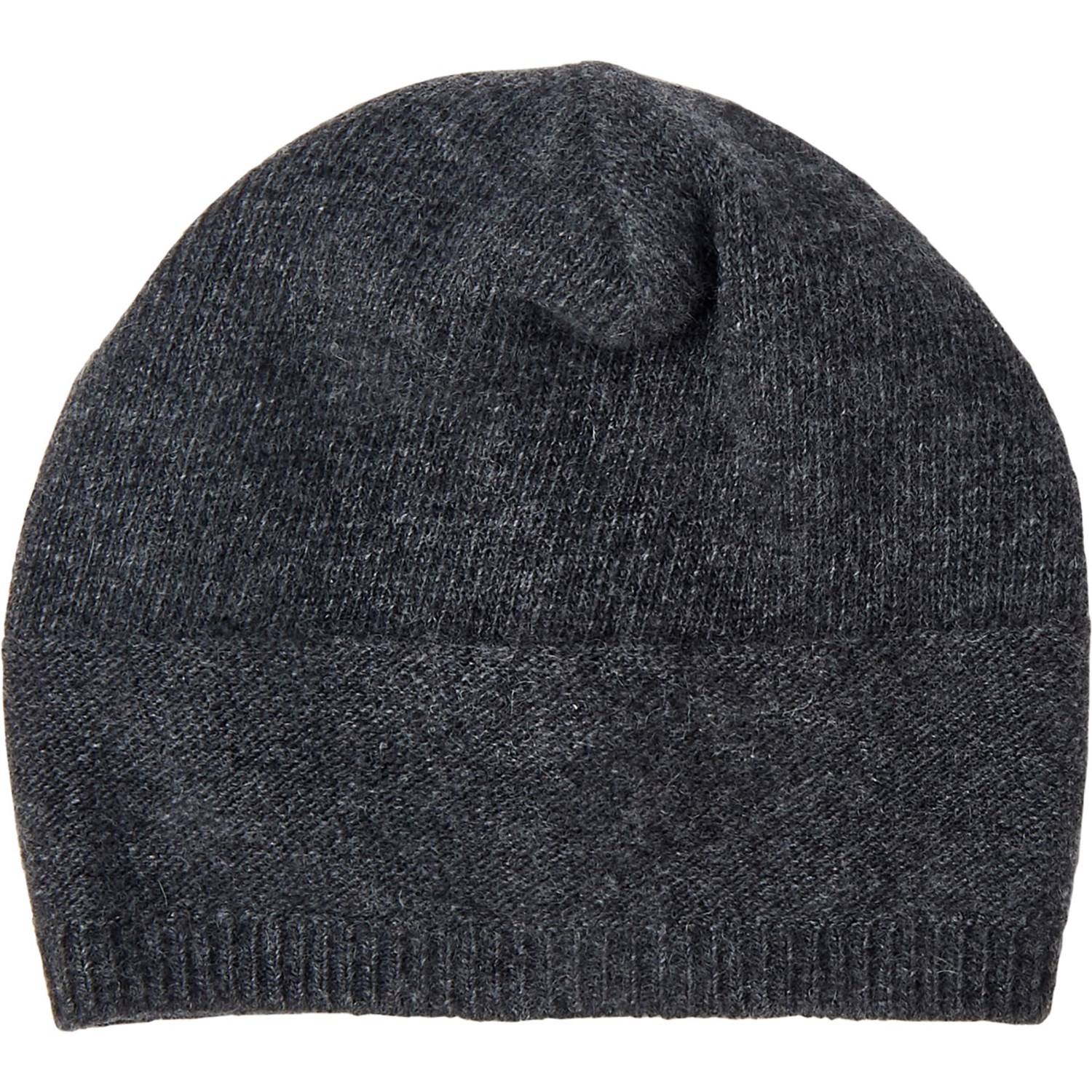

Шапка Portolano 100% Cashmere Ribbed Slouchy Heather Charcoal, Универсальный