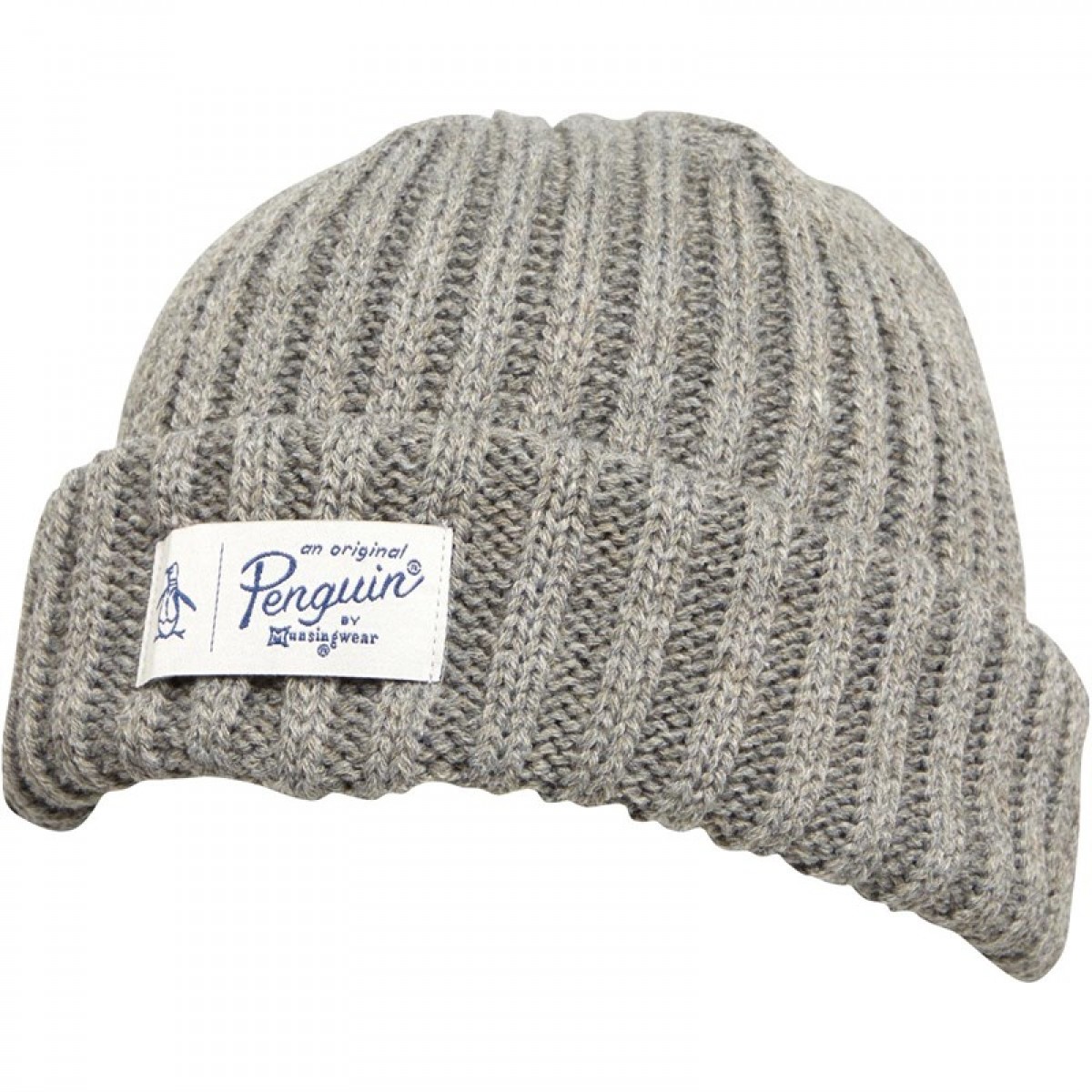 

Шапка Original Penguin Patrick Fisherman Light Grey Grey, Универсальный